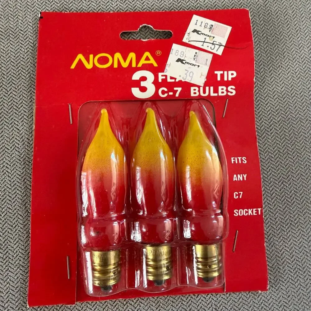 Vintage Christmas Replacement Light Bulbs Lot 66 C7 NOMA Mini Twinkle NOS